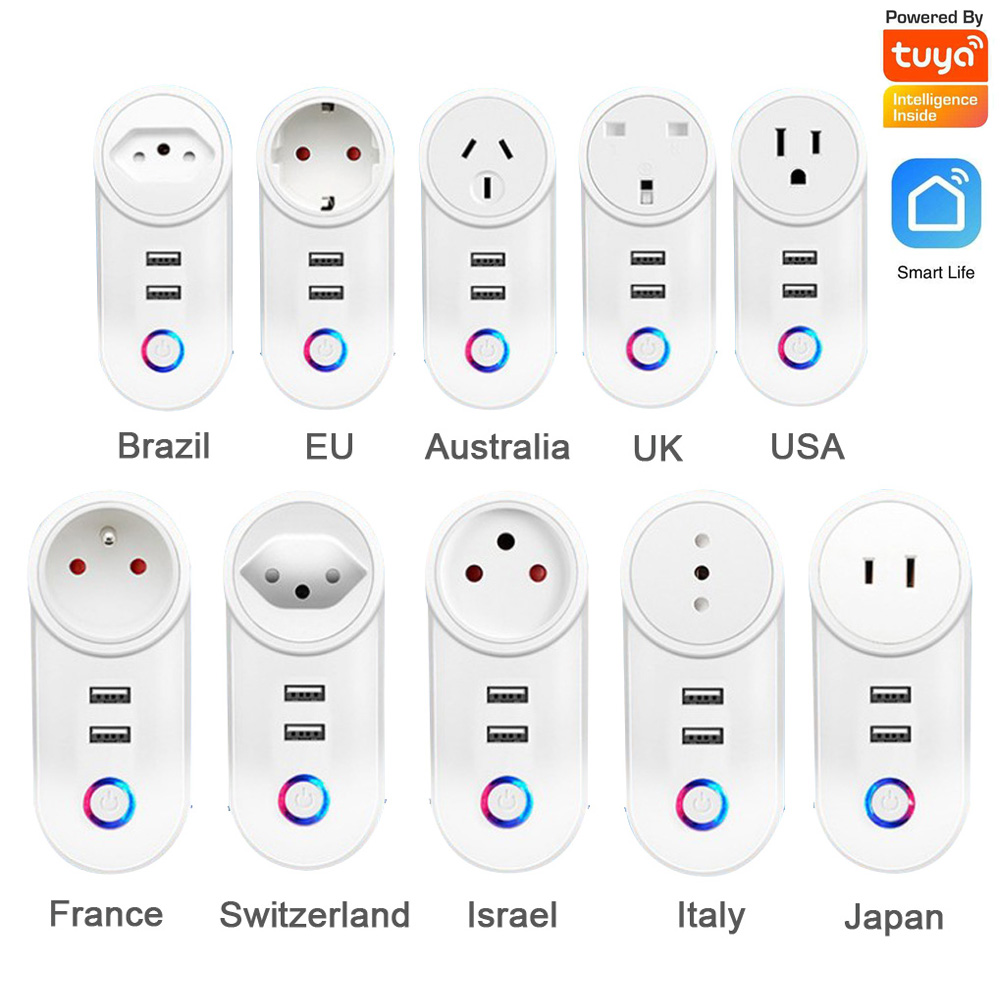 Smart Home Energy Management - 1Pcs 2.4G WIFI Power Plug With