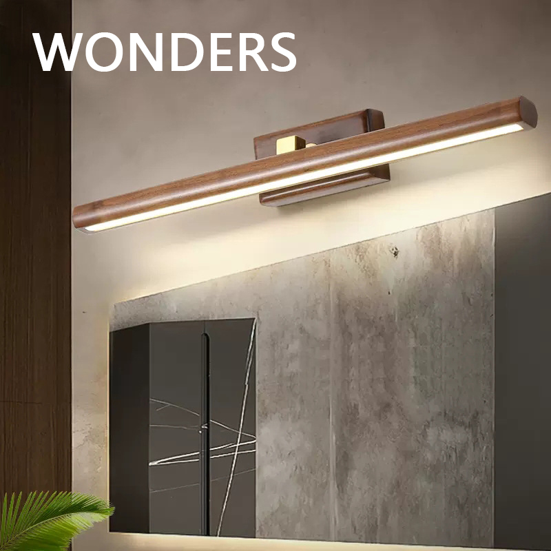 Smart Home Retrofit - Modern Wood Dressing Table Wall Lamp