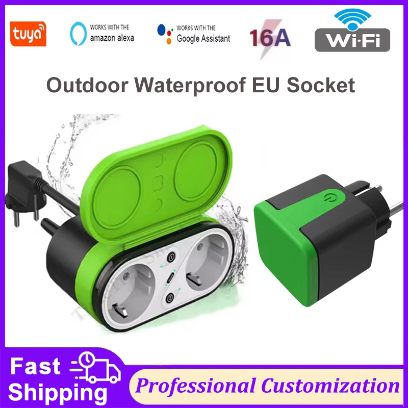 Tuya Smart Switch - Tuya EU 16A Wifi Smart Outdoor