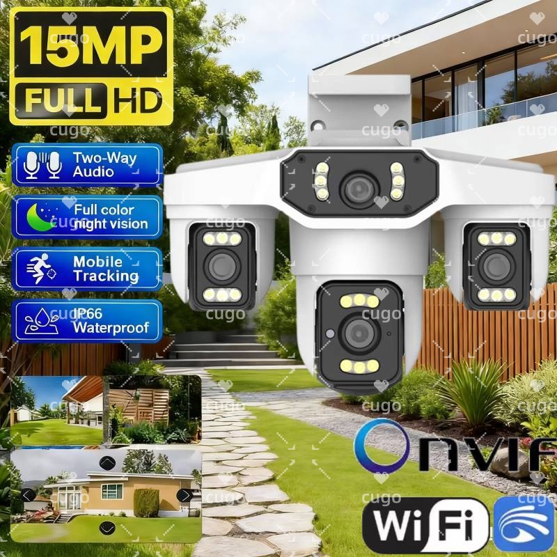 Smart Home Os - 15MP 8K Wifi IP Camera Three