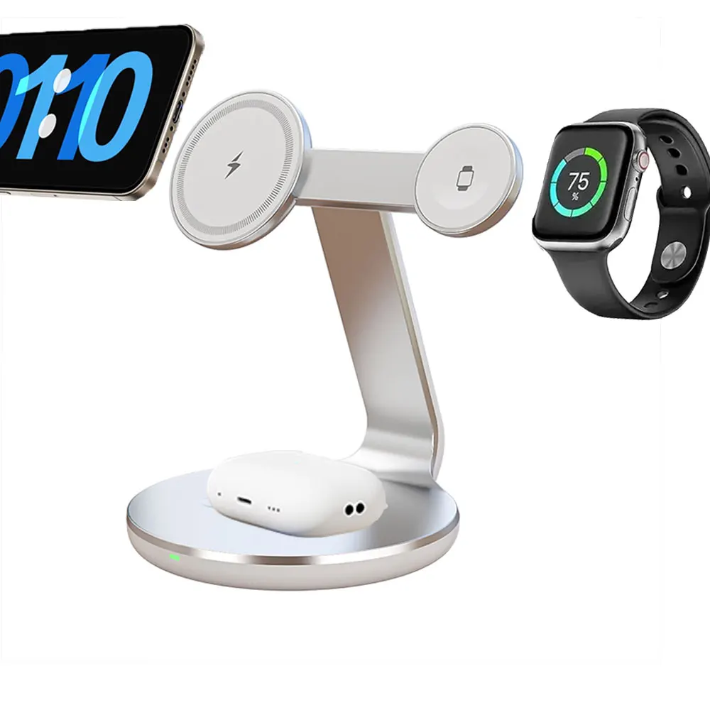 Smart Home Office - 3 in 1 Wireless Charger Stand