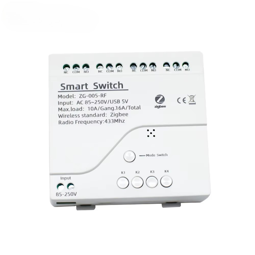 Tuya Smart Switch - Tuya 4CH Zigbee Switch Relay Module