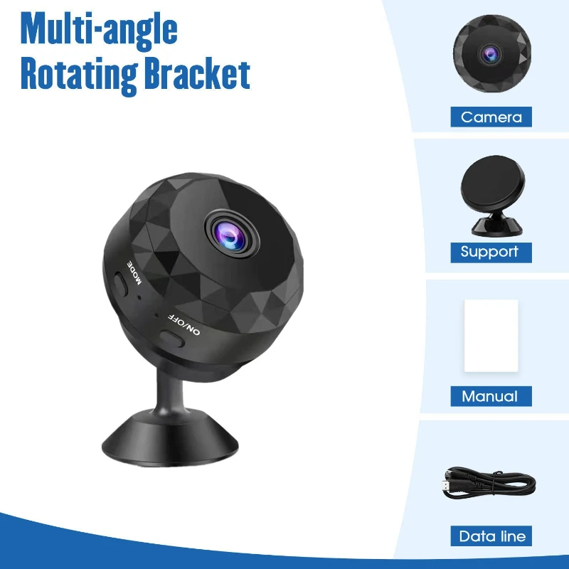 Smart Home Os - A9 1080P HD Mini Camera Wifi