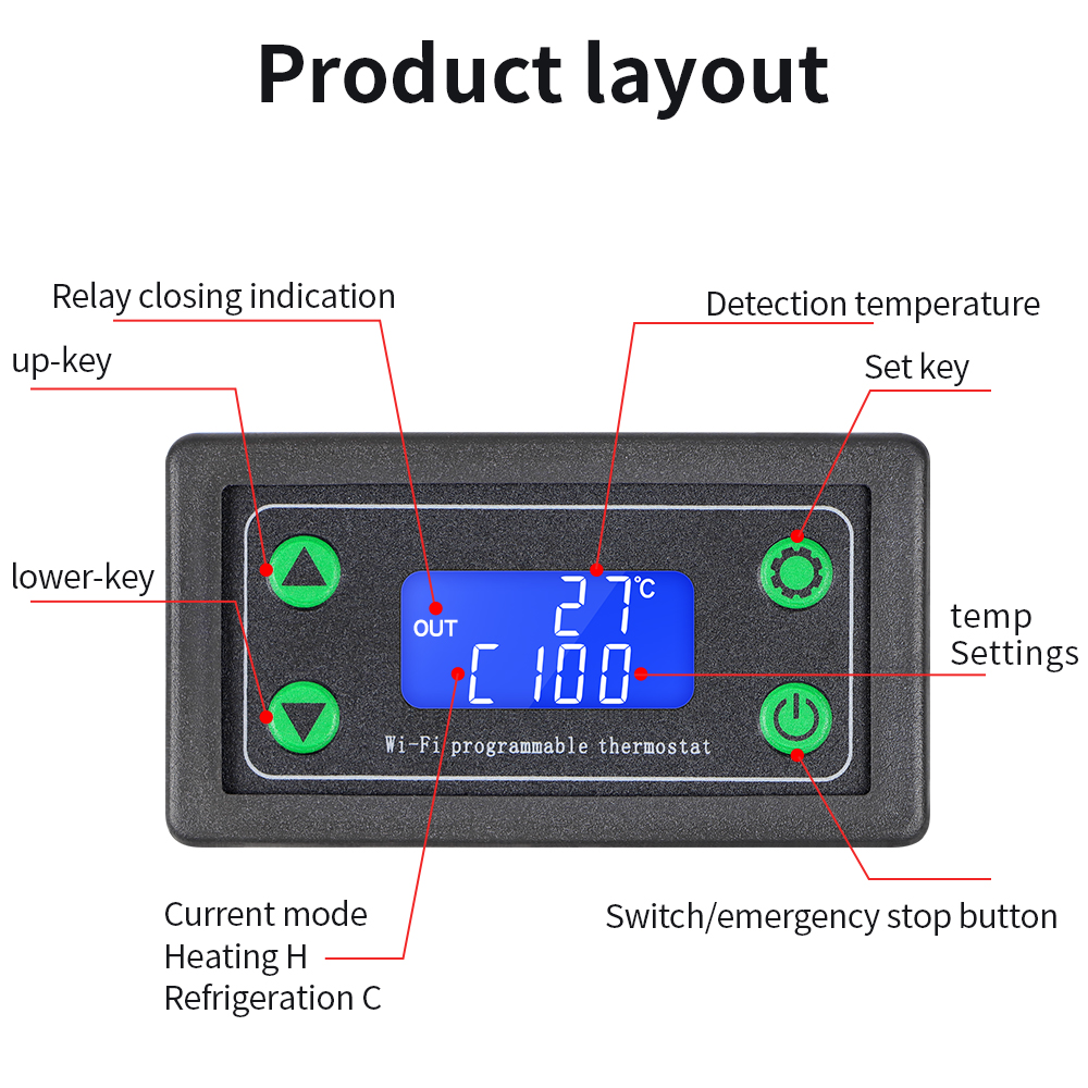 WIFI Remote Temperature Contro - Wifi Thermostat 评论和价格