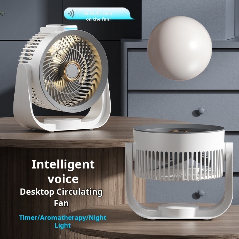 Smart Desk Fan Voice Activated - Smart Home Office 评论和价格