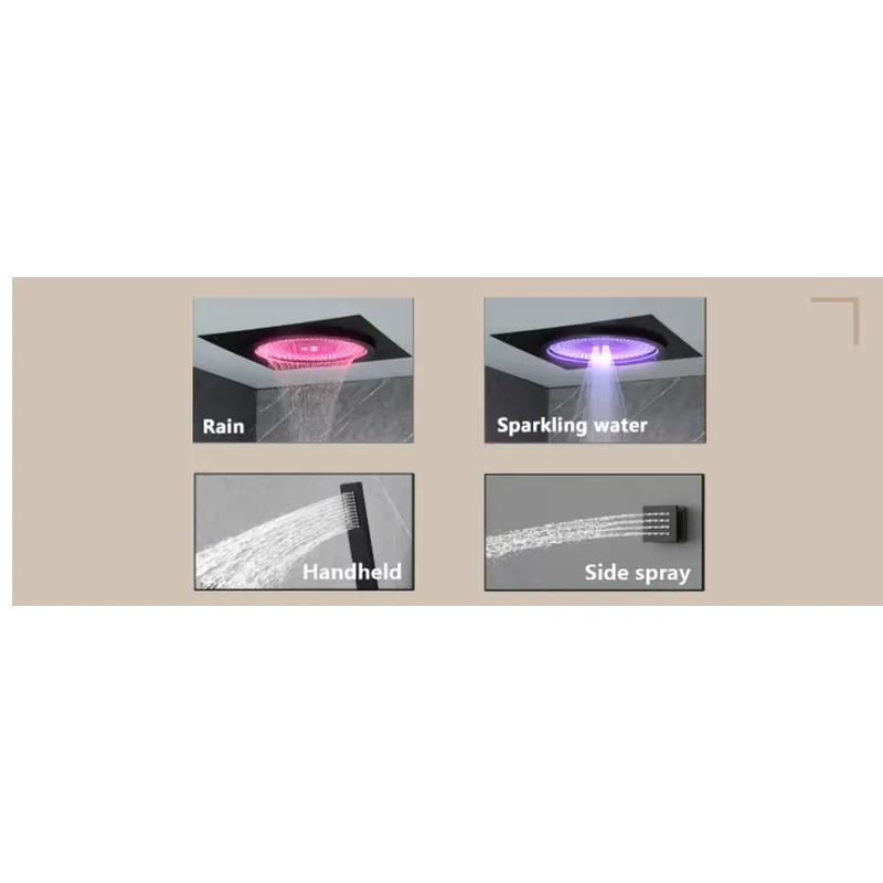 Smart LED Shower Set Bathroom  - Smart Home Hotel 评论和价格