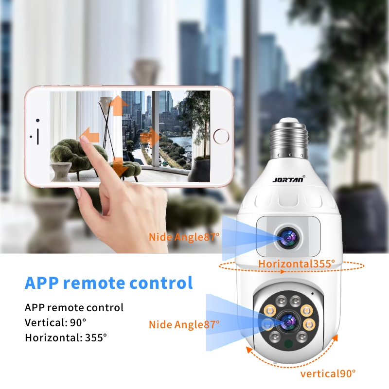 4MP Bulb E27 Dual Lens 360 Ind - Smart Home Os 评论和价格