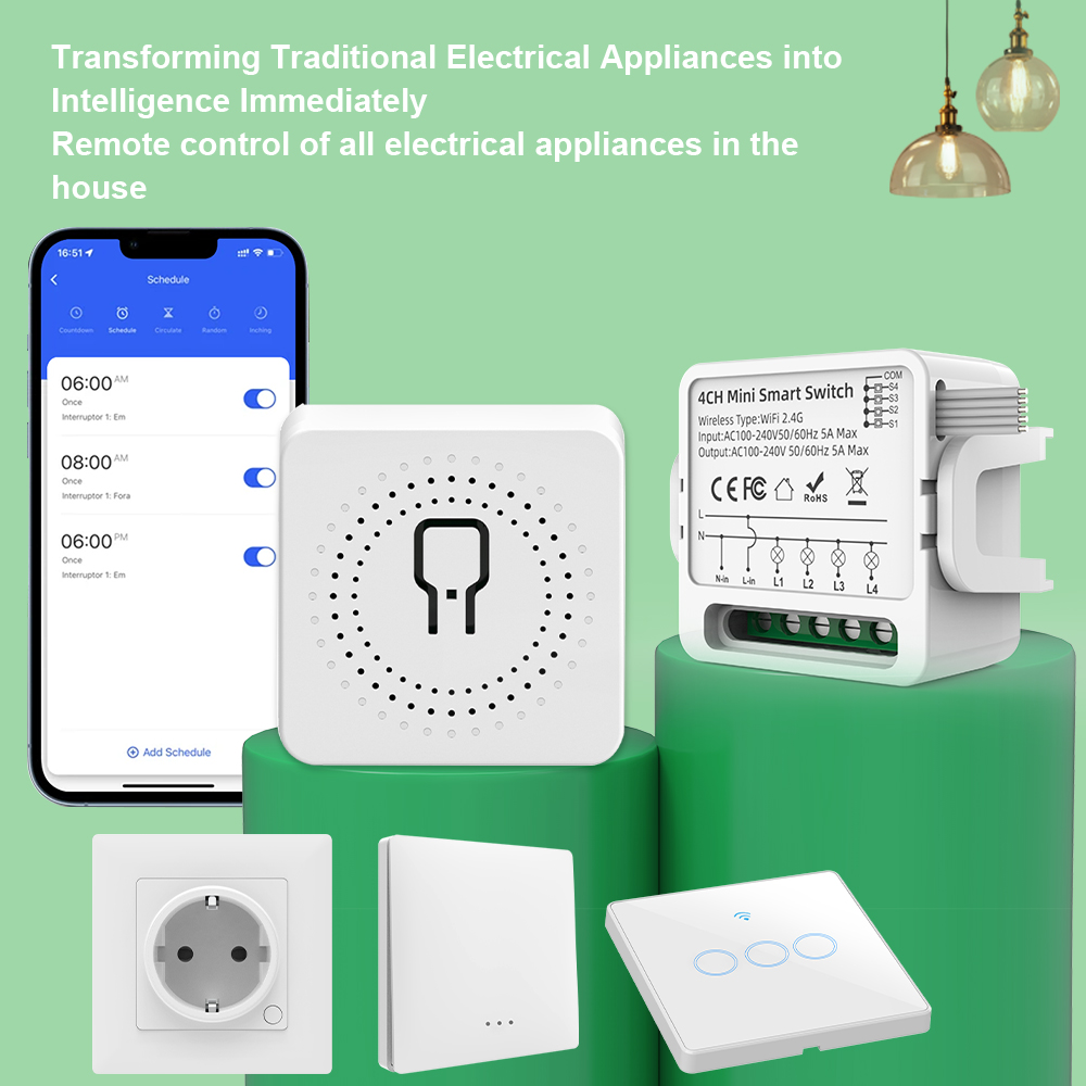 Tuya WiFi Smart Switch 1/2/3/4 - Tuya Smart Switch 评论和价格
