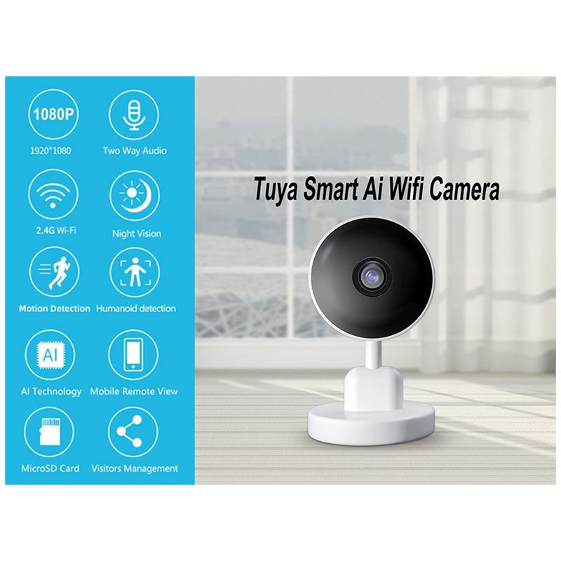 Essential Indoor Wifi Tuya Cam - Security Ip Camera 评论和价格