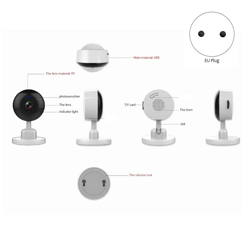 Essential Indoor Wifi Tuya Cam - Security Ip Camera 评论和价格