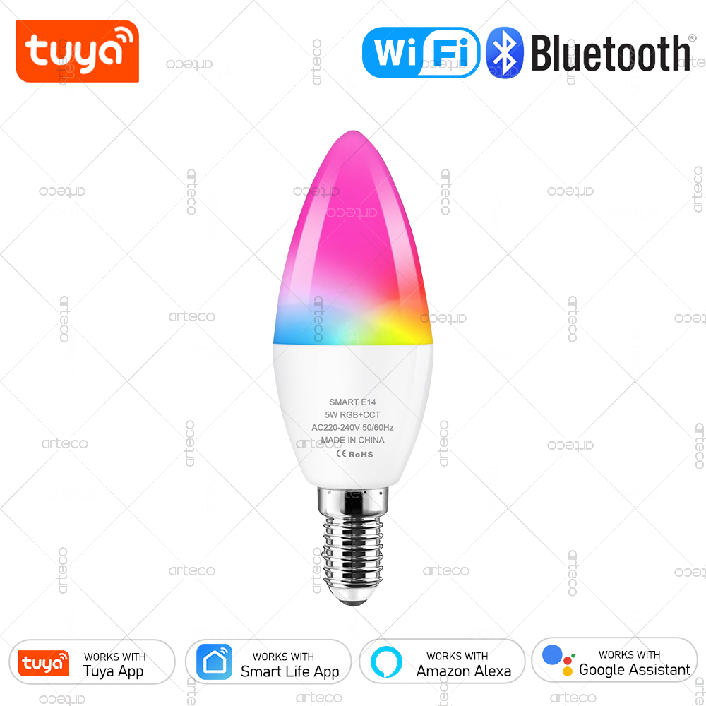 Tuya E14 Candle Lamp Smart Lif - Smart Bulb 评论和价格