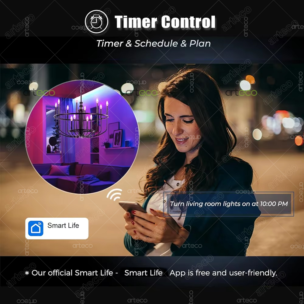 Tuya E14 Candle Lamp Smart Lif - Smart Bulb 评论和价格