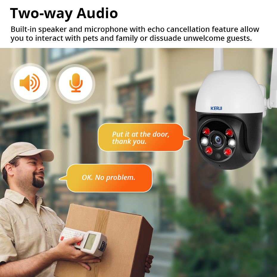 KERUI 5MP IP Camera Support On - Smart Home Os 评论和价格