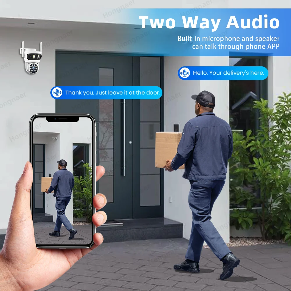 2026 Hongnaer 6MP 4CH 3 Lens 2 - Security Ip Camera 评论和价格