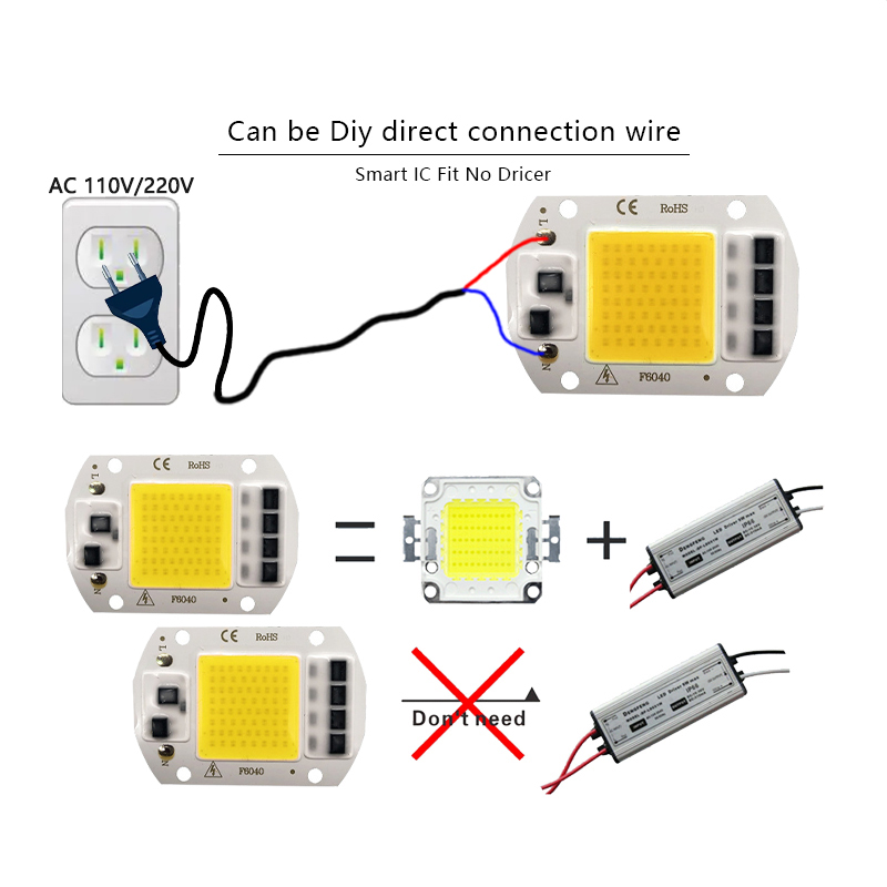 3000K 6000K LED COB Chip Light - Smart Bulb 评论和价格