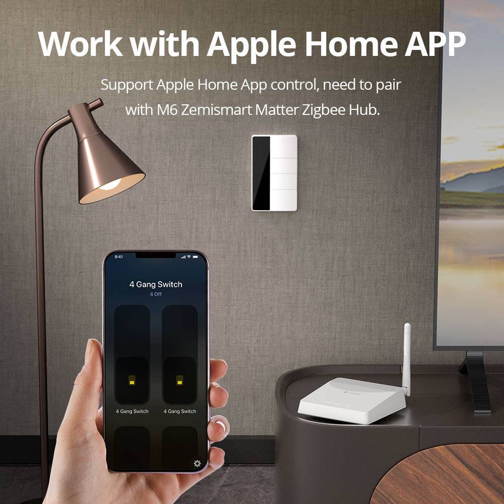 1234 Gang US Type Zigbee Push  - Tuya Smart Switch 评论和价格