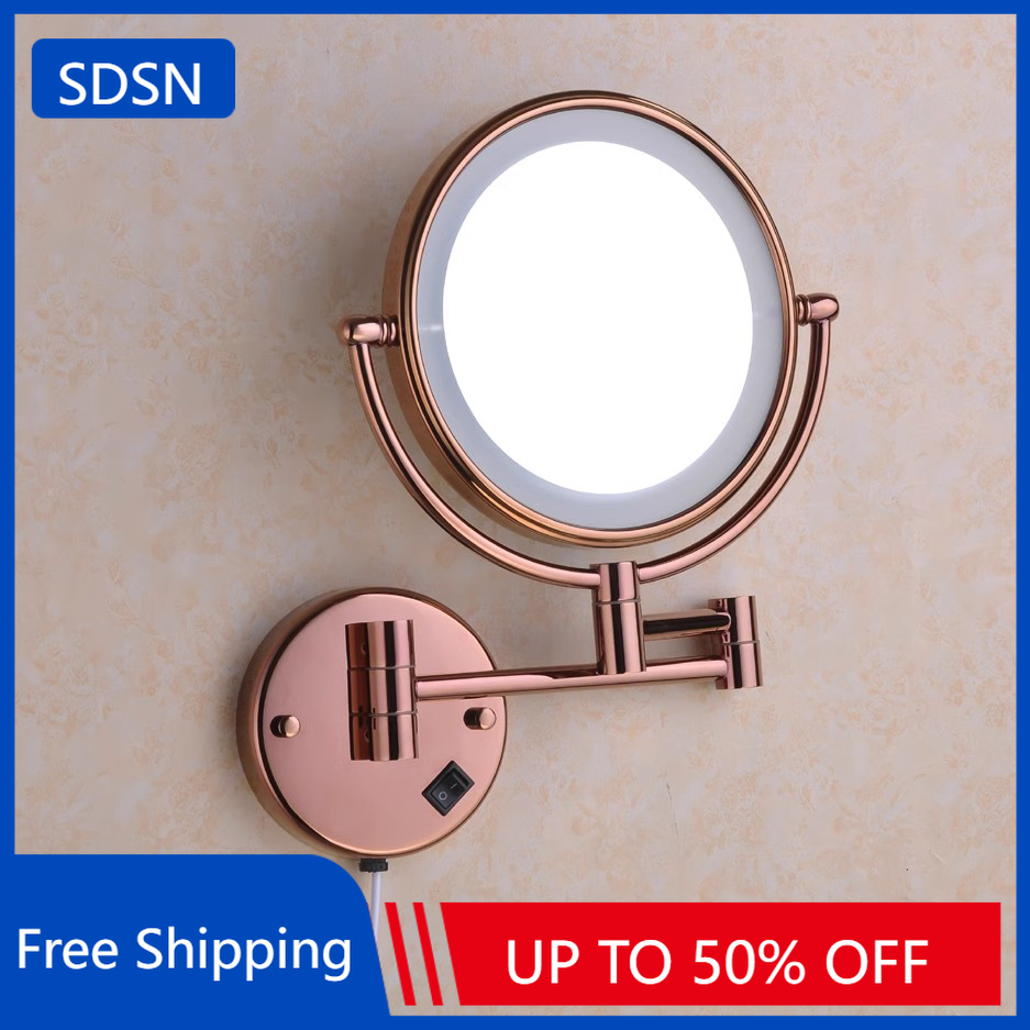 Rose Gold Led Folding Bathroom - Smart Home Retrofit 评论和价格