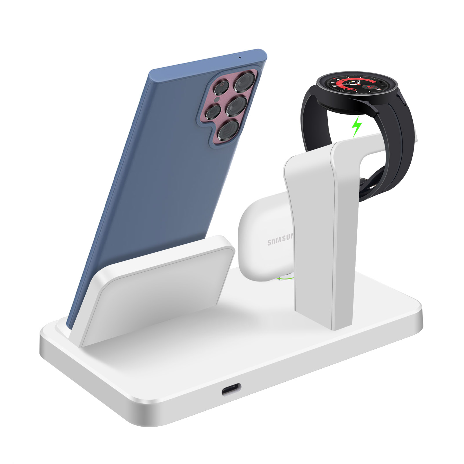 Desk 3 in 1 Type C Port Wirele - Smart Home Office 评论和价格