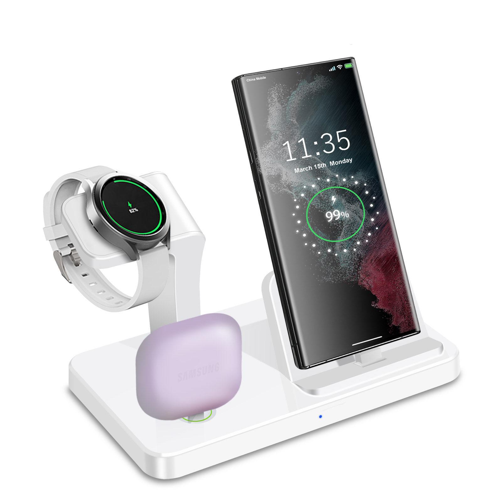 Desk 3 in 1 Type C Port Wirele - Smart Home Office 评论和价格
