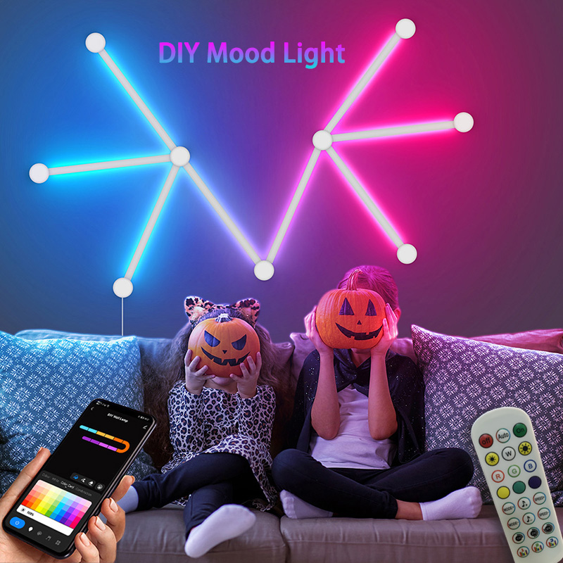 Smart RGB Wall Lamp, Bluetooth - Smart Bulb 评论和价格
