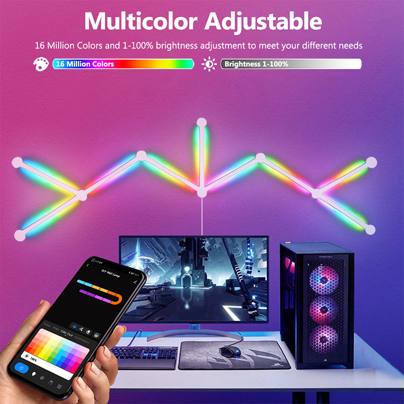 Smart RGB Wall Lamp, Bluetooth - Smart Bulb 评论和价格