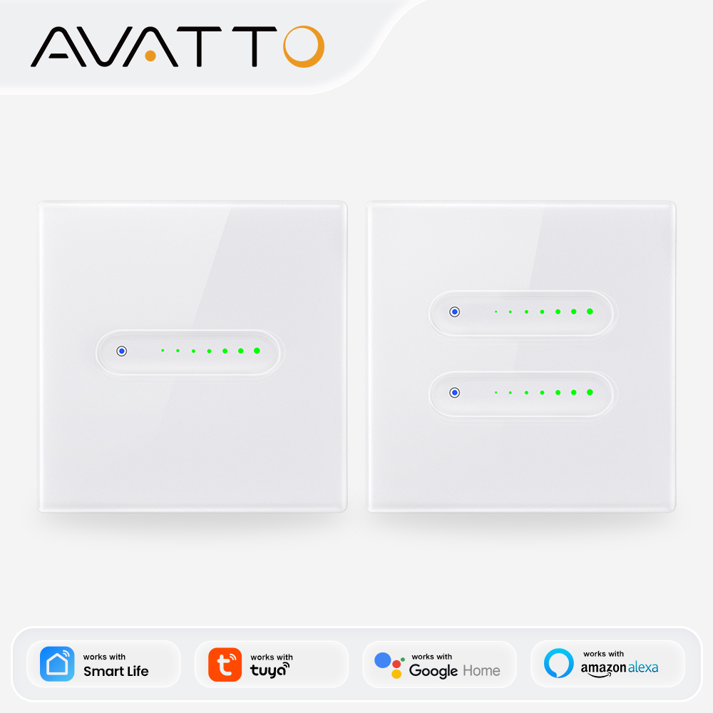 AVATTO WiFi 1/2 Gang Smart Dim - Tuya Smart Switch 评论和价格