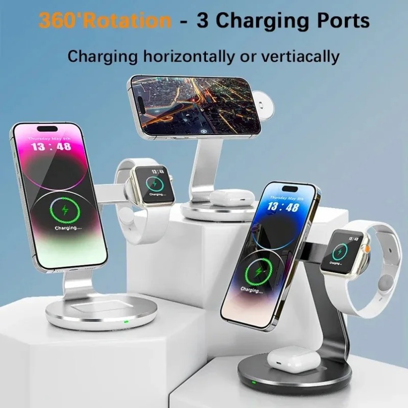 3 in 1 Wireless Charger Stand  - Smart Home Office 评论和价格