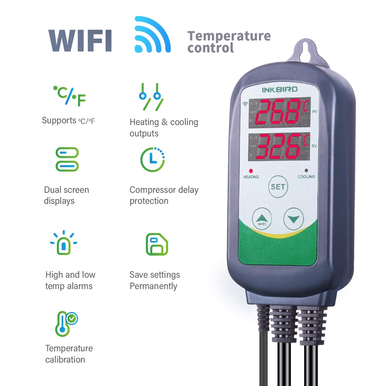 INKBIRD ITC-308-WiFi Digital T - Wifi Thermostat 评论和价格