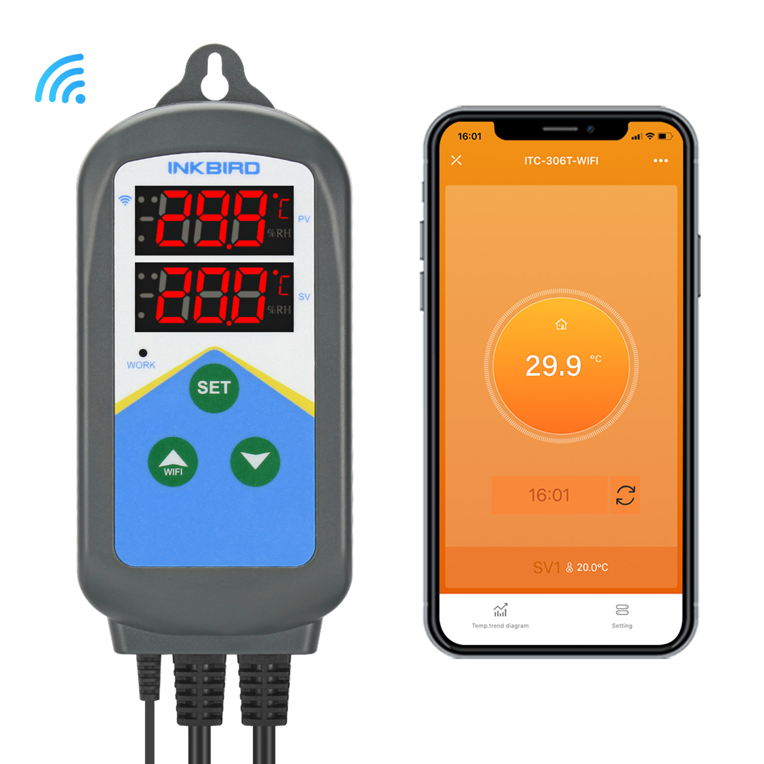 INKBIRD WIFI Thermoregulator I - Wifi Thermostat 评论和价格