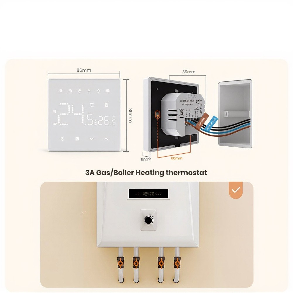 For Tuya WiFi Smart Thermostat - Wifi Thermostat 评论和价格