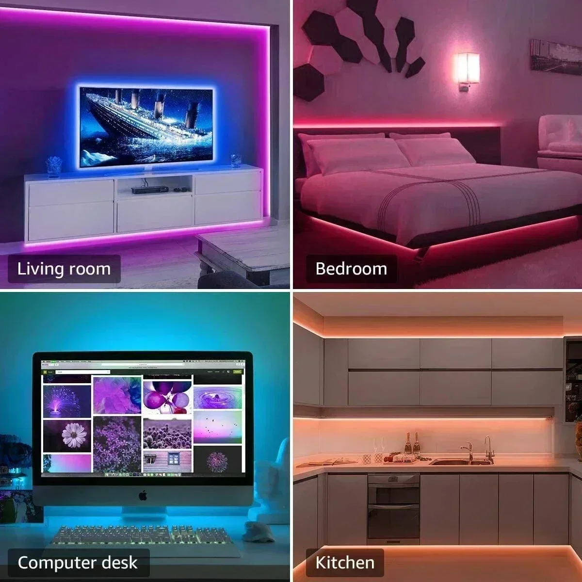 Smart RGB LED Gaming Light Str - Smart Bulb 评论和价格