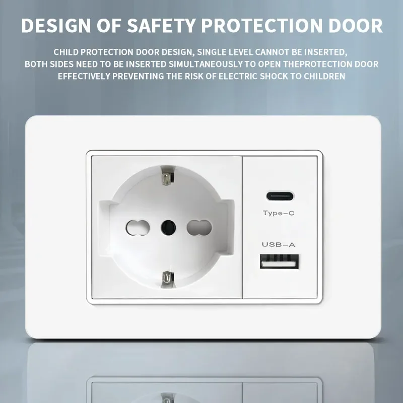 118 PC Plastic Panel Socket US - Smart Home Pc 评论和价格