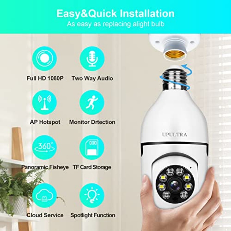 Light Bulb 1080P Security Wire - Smart Bulb 评论和价格
