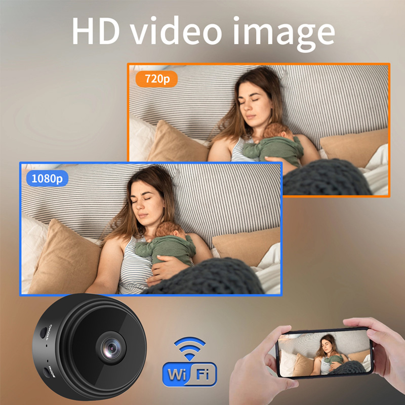 1080P HD Mini WiFi Camera Baby - Security Ip Camera 评论和价格