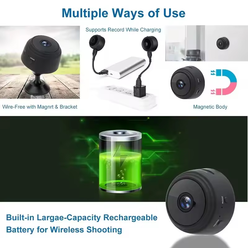 1080P HD Mini WiFi Camera Baby - Security Ip Camera 评论和价格