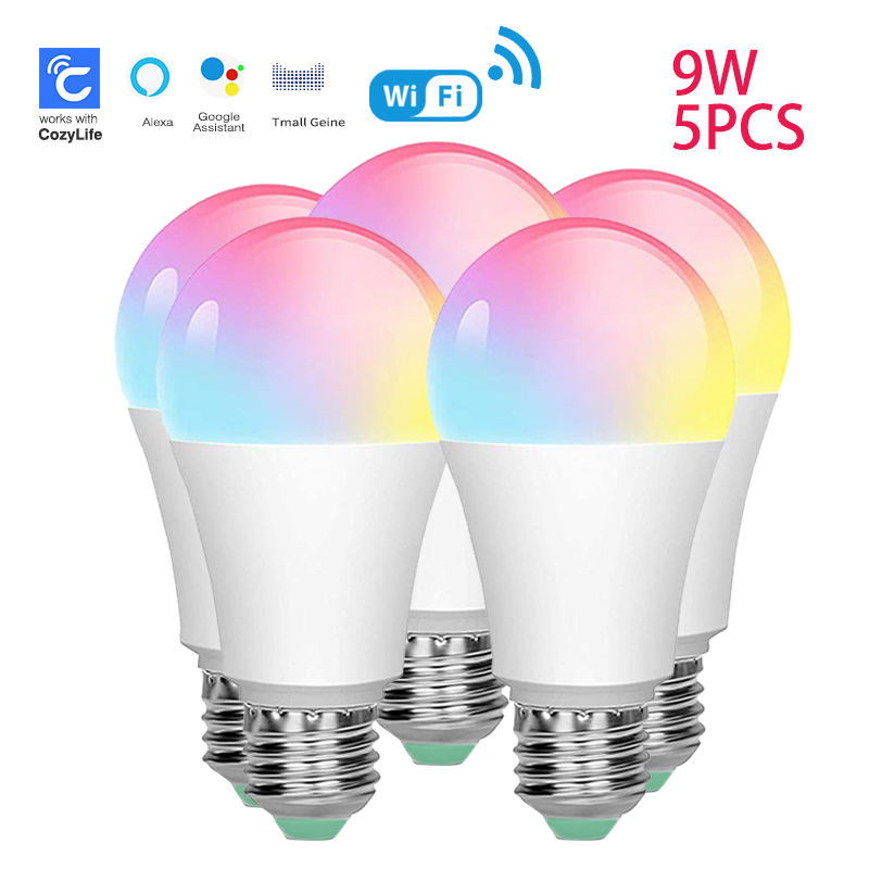 SIXWGH E27 Bulb WiFi 9W Smart  - Smart Bulb 评论和价格