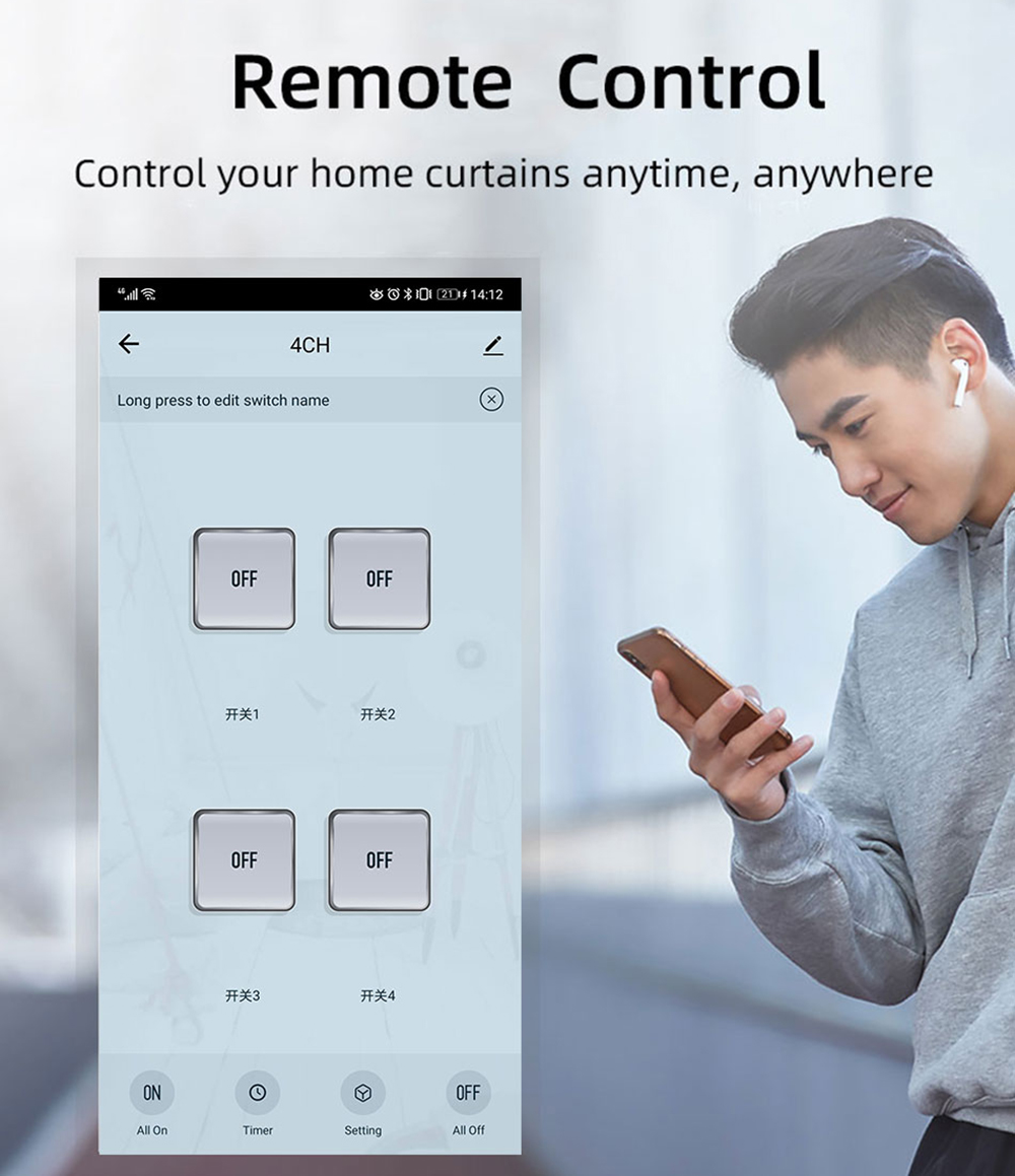 Tuya 4CH Zigbee Switch Relay M - Tuya Smart Switch 评论和价格