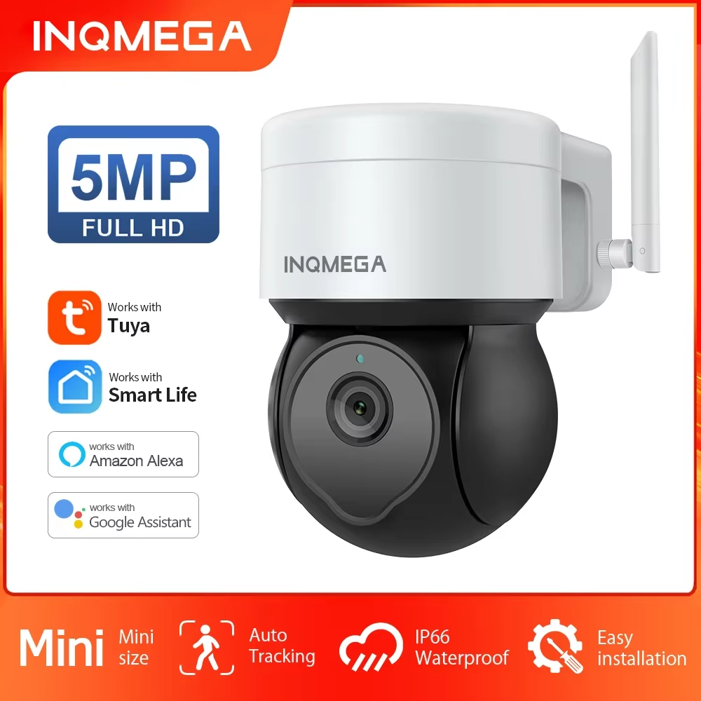 INQMEGA 5MP Tuya Outdoor PTZ C - Smart Home Os 评论和价格