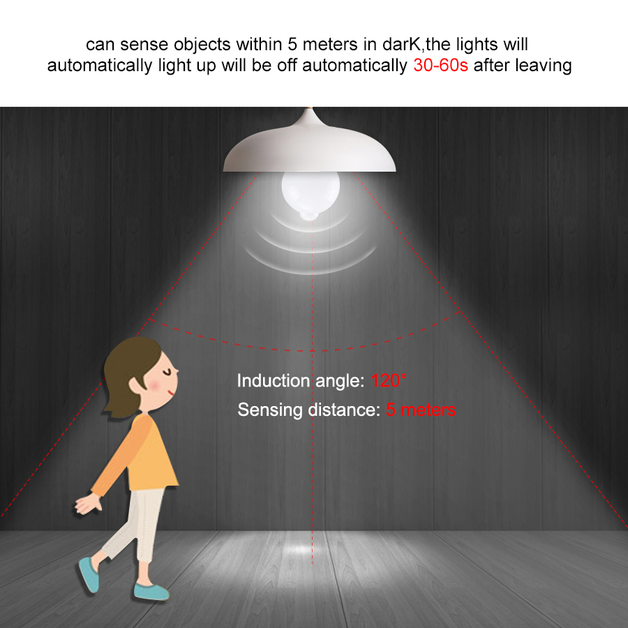 PIR Motion Sensor LED Light Bu - Smart Bulb 评论和价格