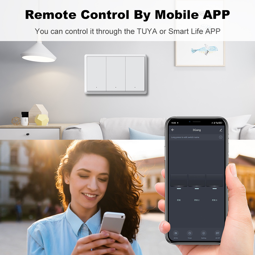 MANHOT ZigBee3.0 Smart Switch  - Tuya Smart Switch 评论和价格