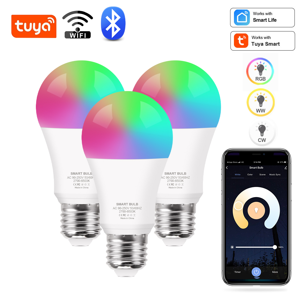 Tuya Wifi/Bluetooth Smart Bulb - Smart Bulb 评论和价格
