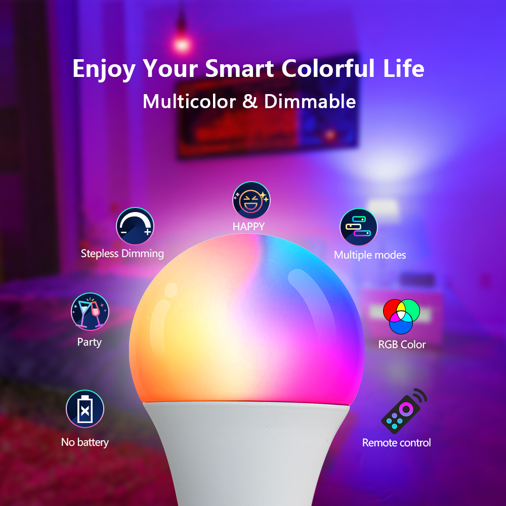 16 Colors RGB Bulb LED Multico - Smart Bulb 评论和价格